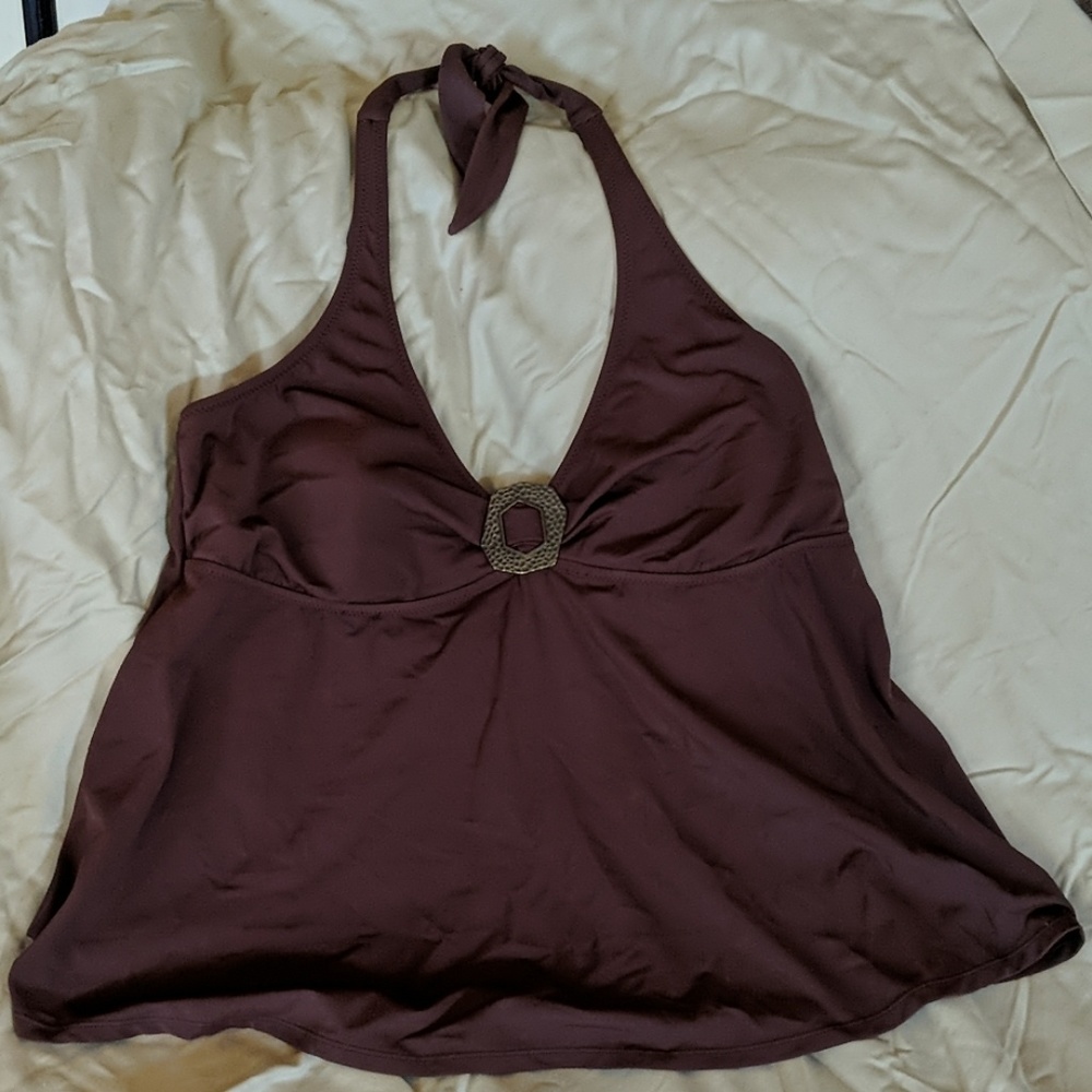 Liz Lange maternity tankini top XXL halter